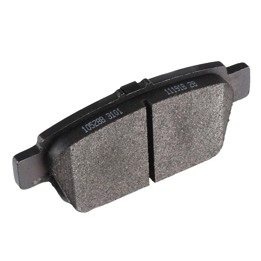 Cciyu D1103 Rear Semi-Metallic Disc Brake Pads Kit For Acura Tl 2009-2014,For Honda Ridgeline 2006-2014 4Pcs