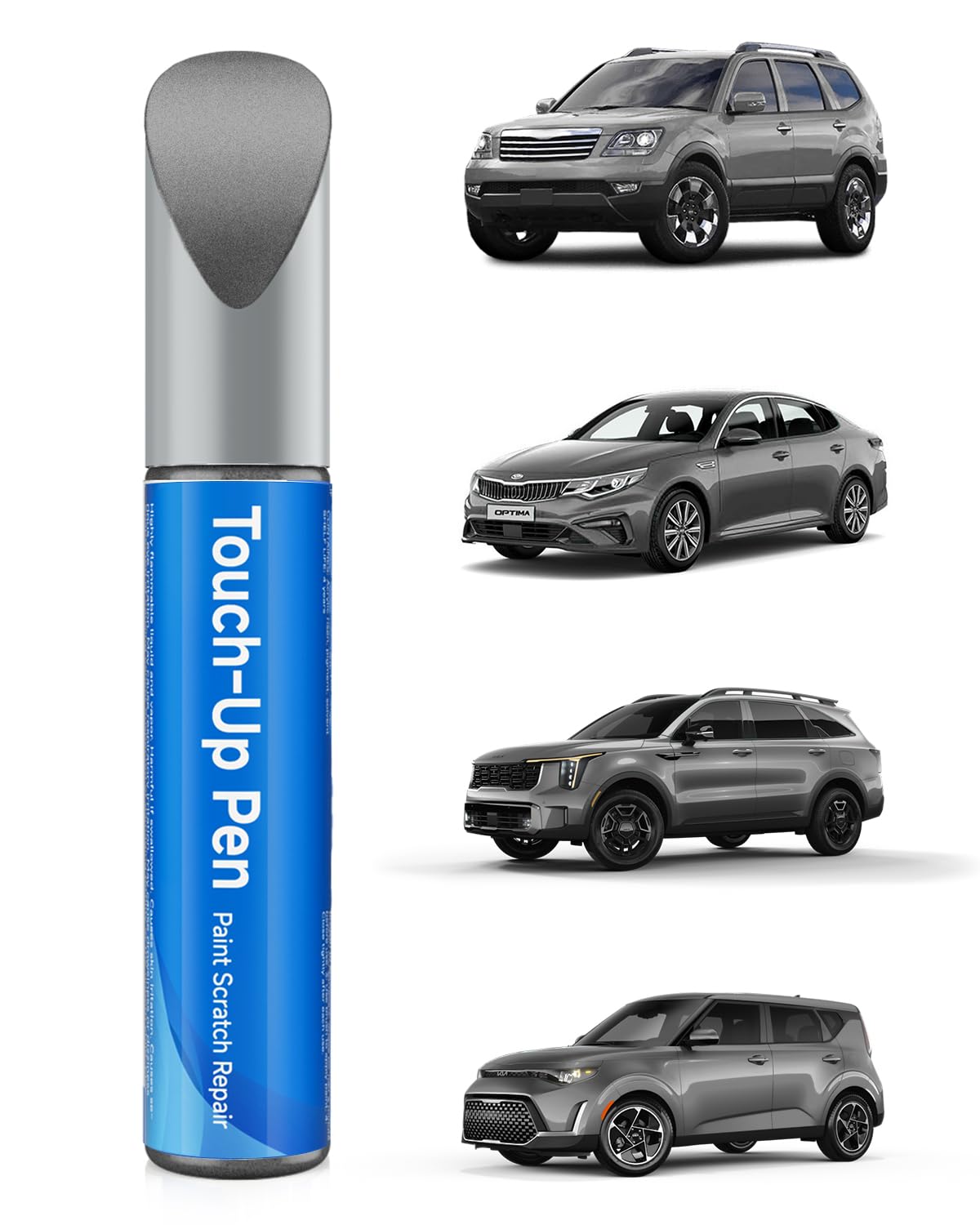 RSACET IM Titanium Silver Touch Up Paint Compatible with Kia Exact Match Touch Up Paint Car Scratch Repair