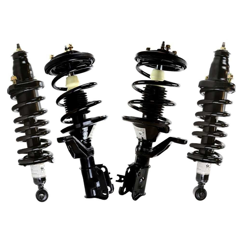 Autoshack Front & Rear Complete Struts Coil Springs Set Of 4 Replacement For 2003 2004 2005 Honda Civic 1.7L 2.0L Fwd Cst6665616