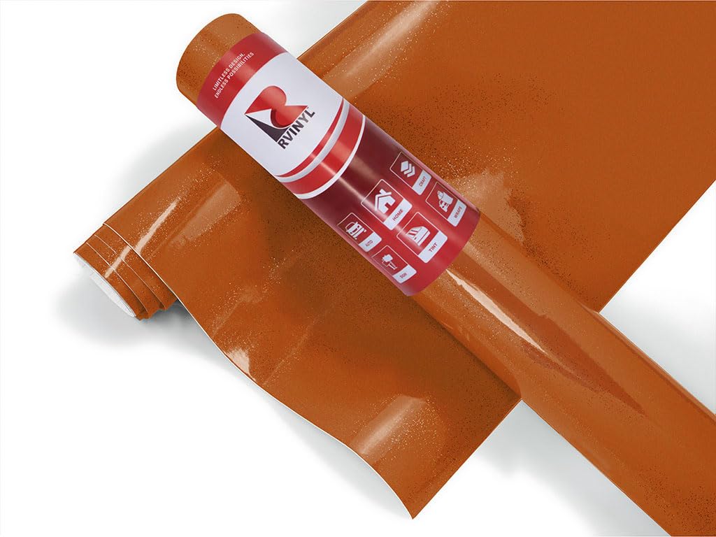 3M 1080 Series G344 Gloss Liquid Copper - 5Ft X 3Ft - 15Sq Ft - Dual Cast Thick Vinyl Car Wrapping Film - Vehicle Sheet Roll