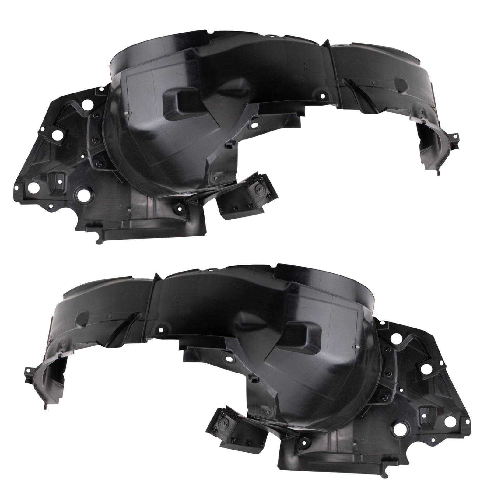 Trq Front Inner Fender Liner Set Compatible With 2020-2021 Nissan Versa Ni1248178 Ni1249178
