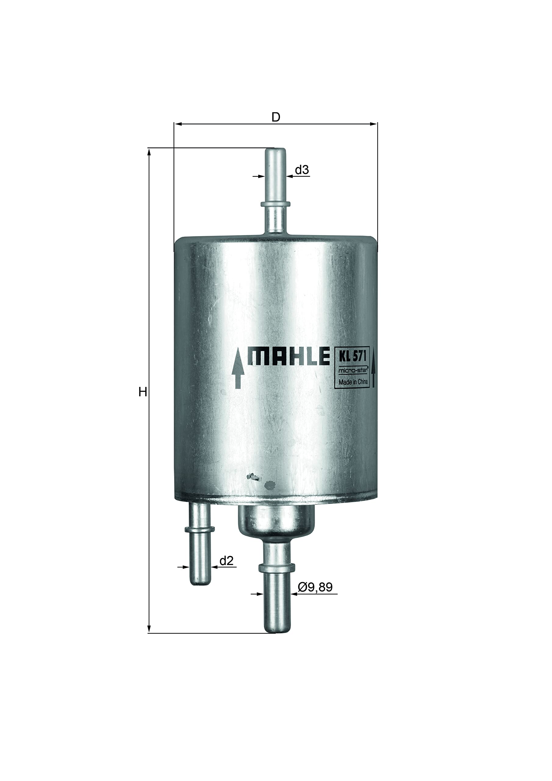 Mahle Kl 571 Fuel Filter