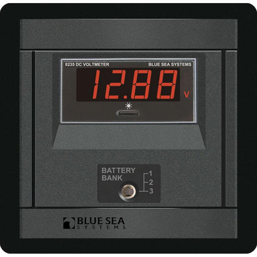 Blue Sea Systems Dc Digital Voltmeter Panel