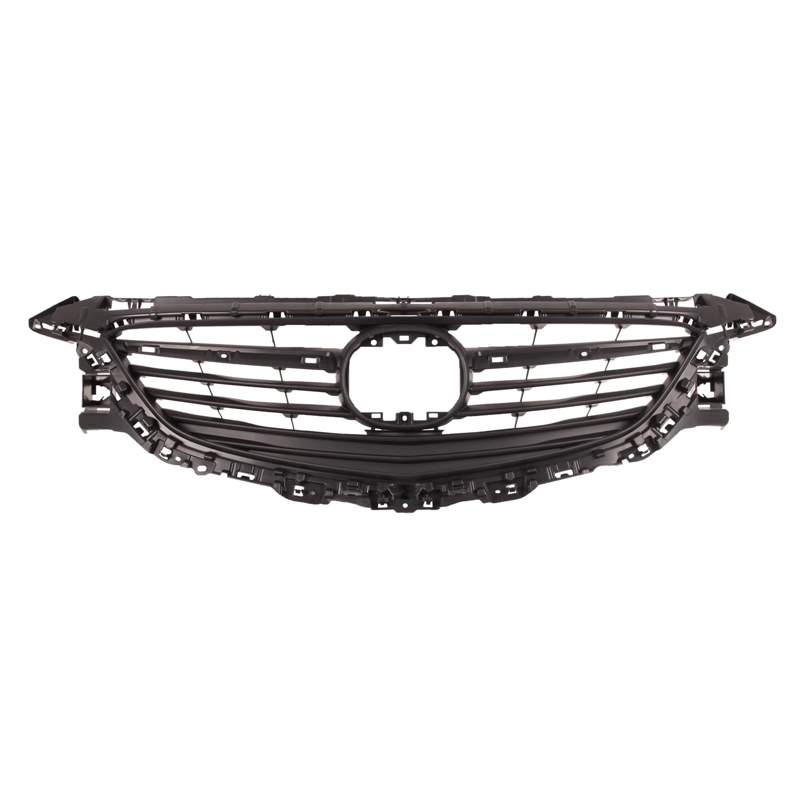 TYG (CAPA QUALITY) Front Grille Compatible with 2014-2017 Mazda 6 w/o LED Lamps, PP OEM Replacement Bumper Grill for MA1200192 G