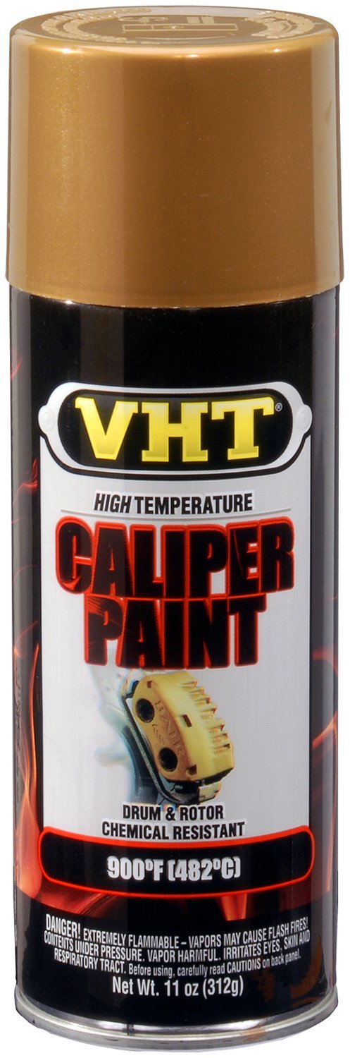 VHT SP736-6PK Brake Caliper Spray Paint - Gold - 11 oz Aerosol Can, Pack of 6