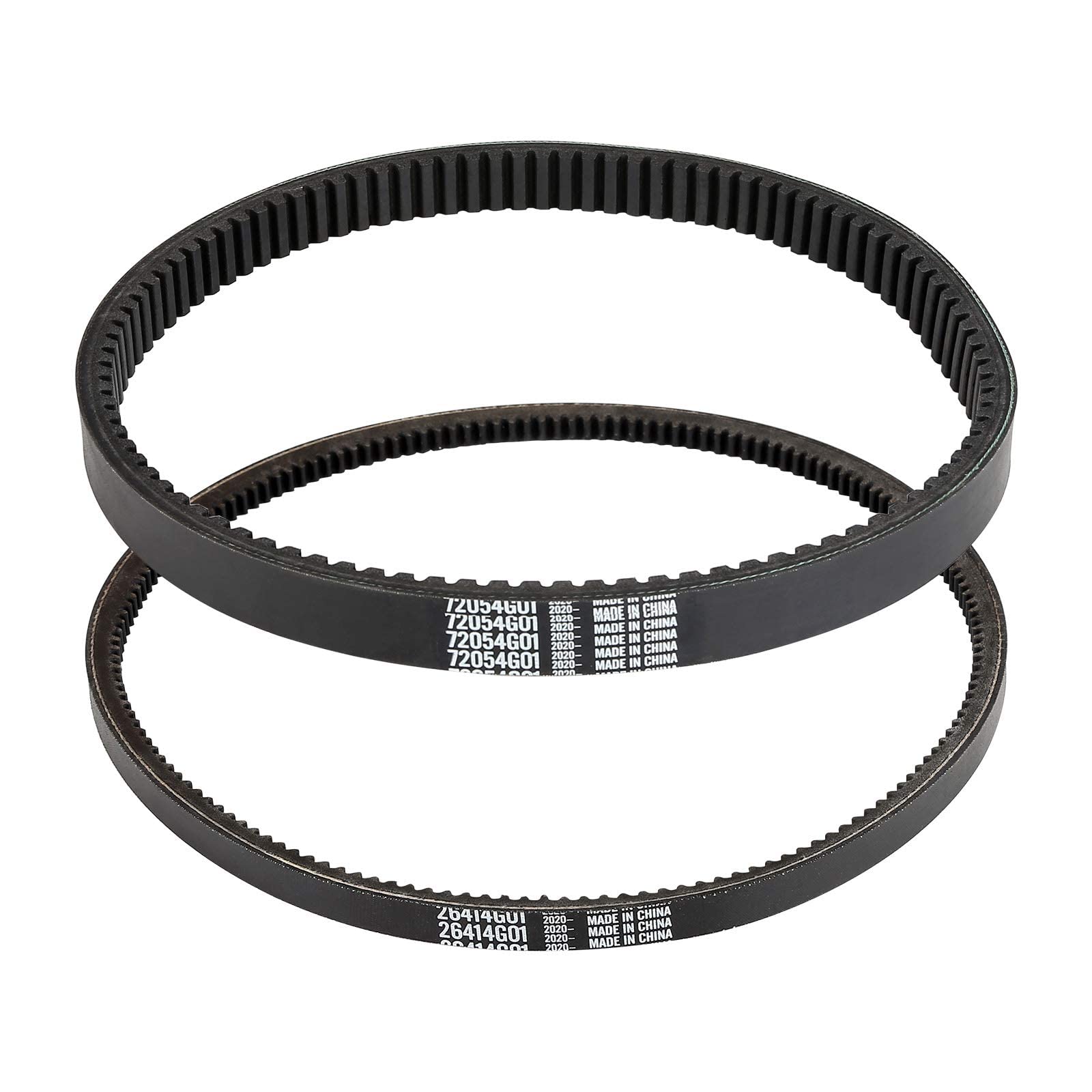 10L0L Clutch Drive Belt & Starter Generator Belt Kit For Ezgo Txt, Medalist, Workhorse 1994-Up Golf Cart With 295/350Cc Robin En