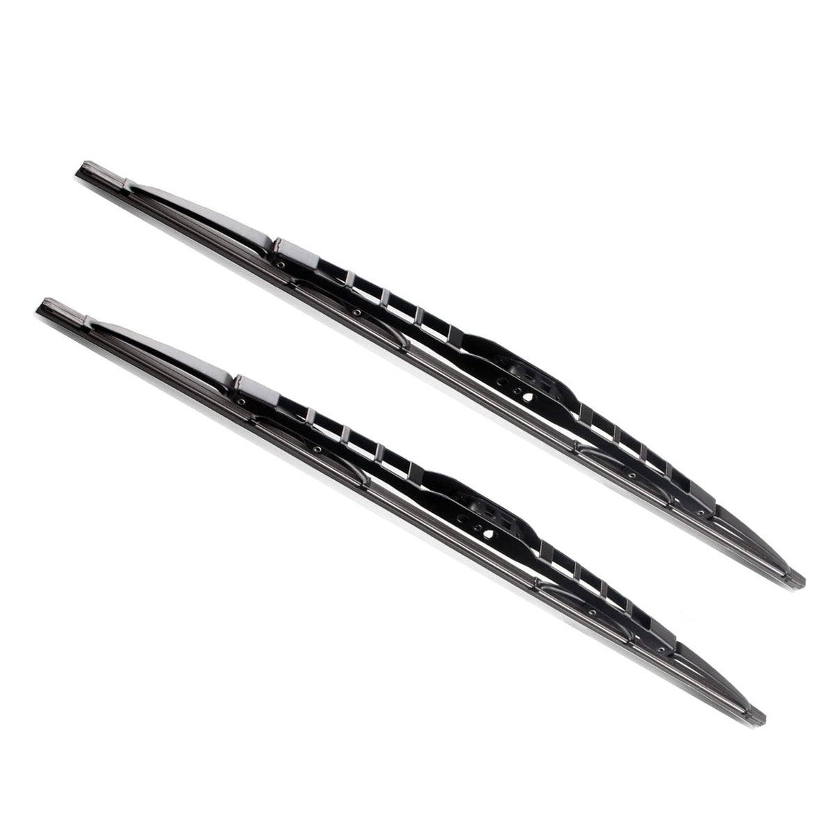 Oem Quality 20'' + 20'' Premium All-Seasons Durable Stable And Quiet Metal Frame Windshield Wiper Blades(Set Of 2)