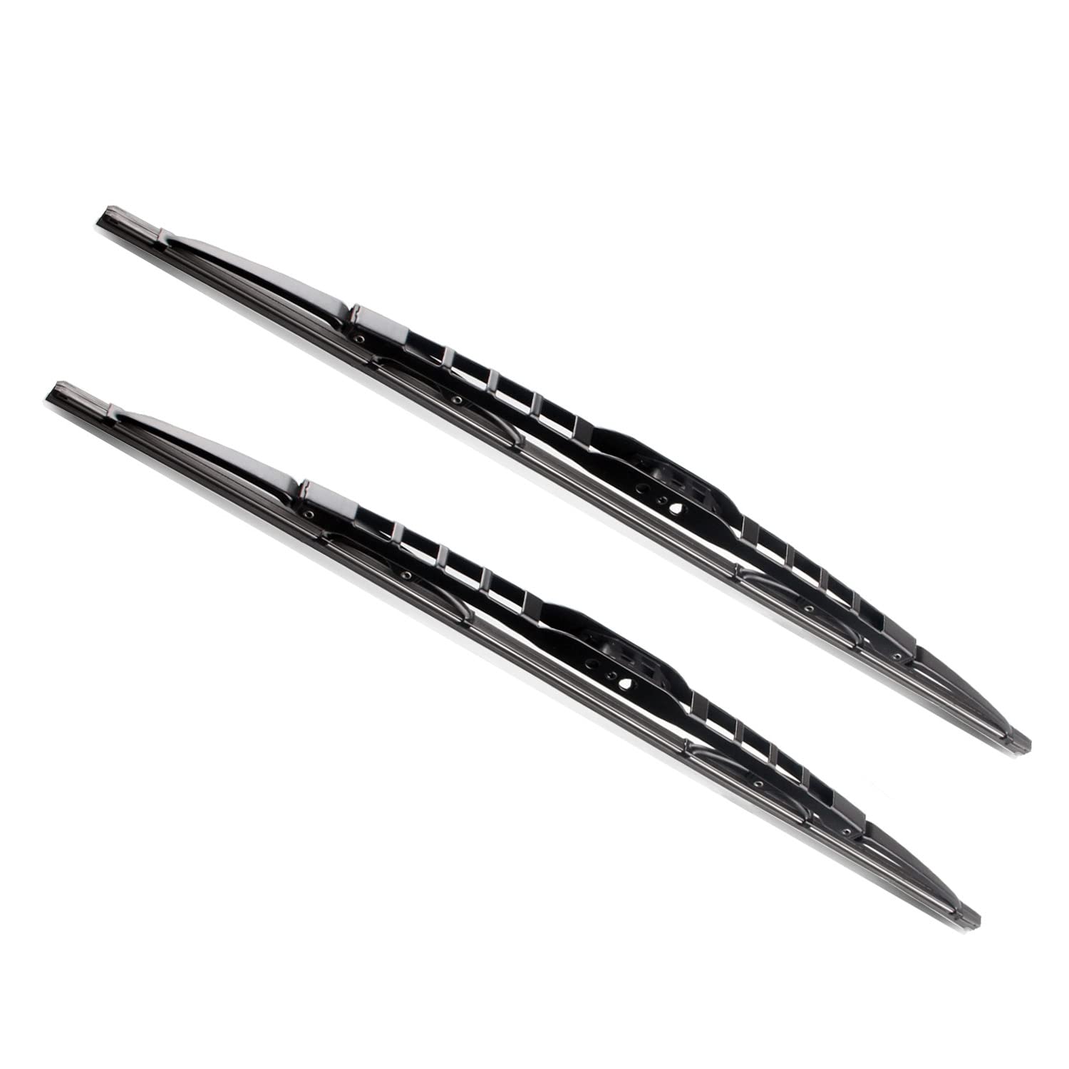 Oem Quality 17' + 17' Premium All-Seasons Durable Stable And Quiet Metal Frame Windshield Wiper Blades(Set Of 2)