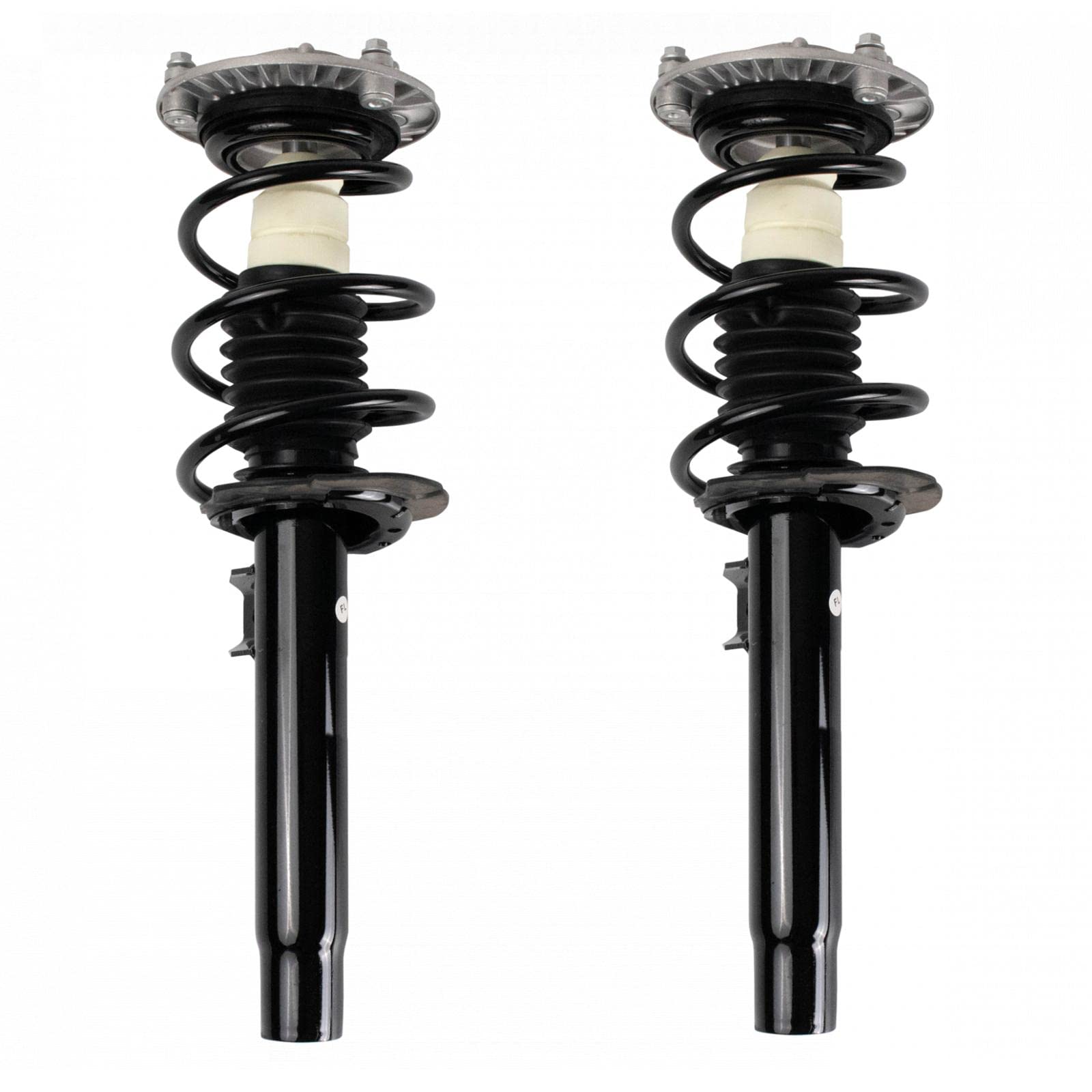 Trq Front Strut & Coil Spring Assembly Set Driver & Passenger Sides Compatible With 13 Bmw 320I 14-18 328D 12-16 328I 16-17 330E
