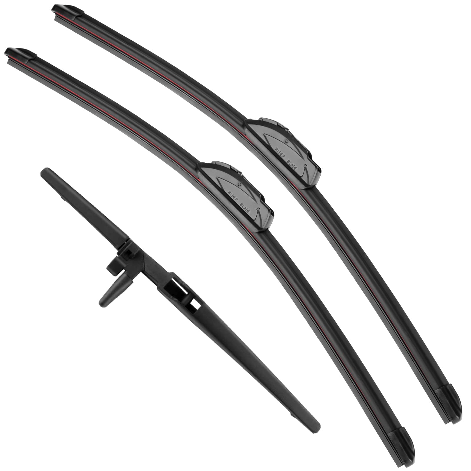 Raintok Windshield Wiper Blade Replacement For Toyota 4Runner 2010-2022 Original Equipment Replacement Front Rear Wiper Blades -