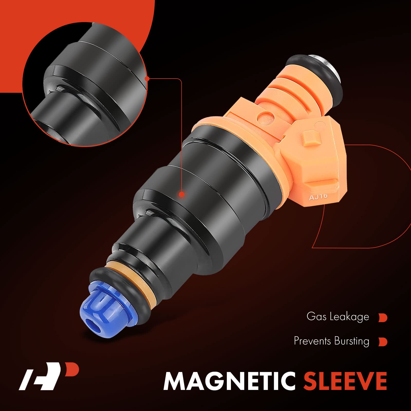 A-Premium Set of 8 Fuel Injector - Compatible with Ford, Lincoln, Mercury Vehicles - 4.6L 5.0L 5.4L 5.8L - E150, E250, E350, F15