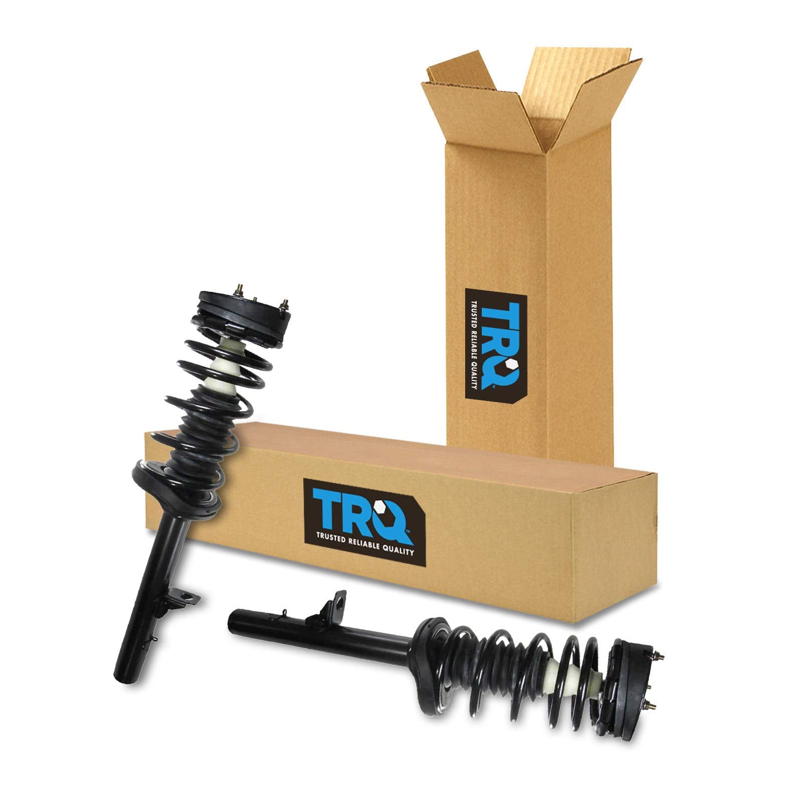 Trq Rear Strut & Coil Spring Assembly Set Driver & Passenger Sides Compatible With 99-04 Chrysler 300M 98-04 Concorde 99-01 Lhs 