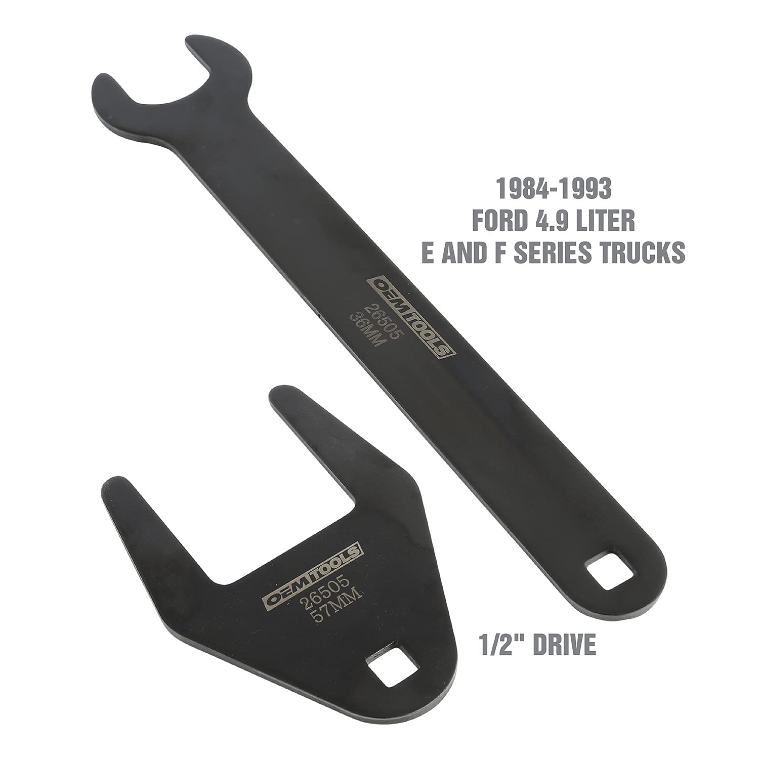 OEMTOOLS 26505 Fan Clutch Wrench Set, For Use With Ford Vehicles