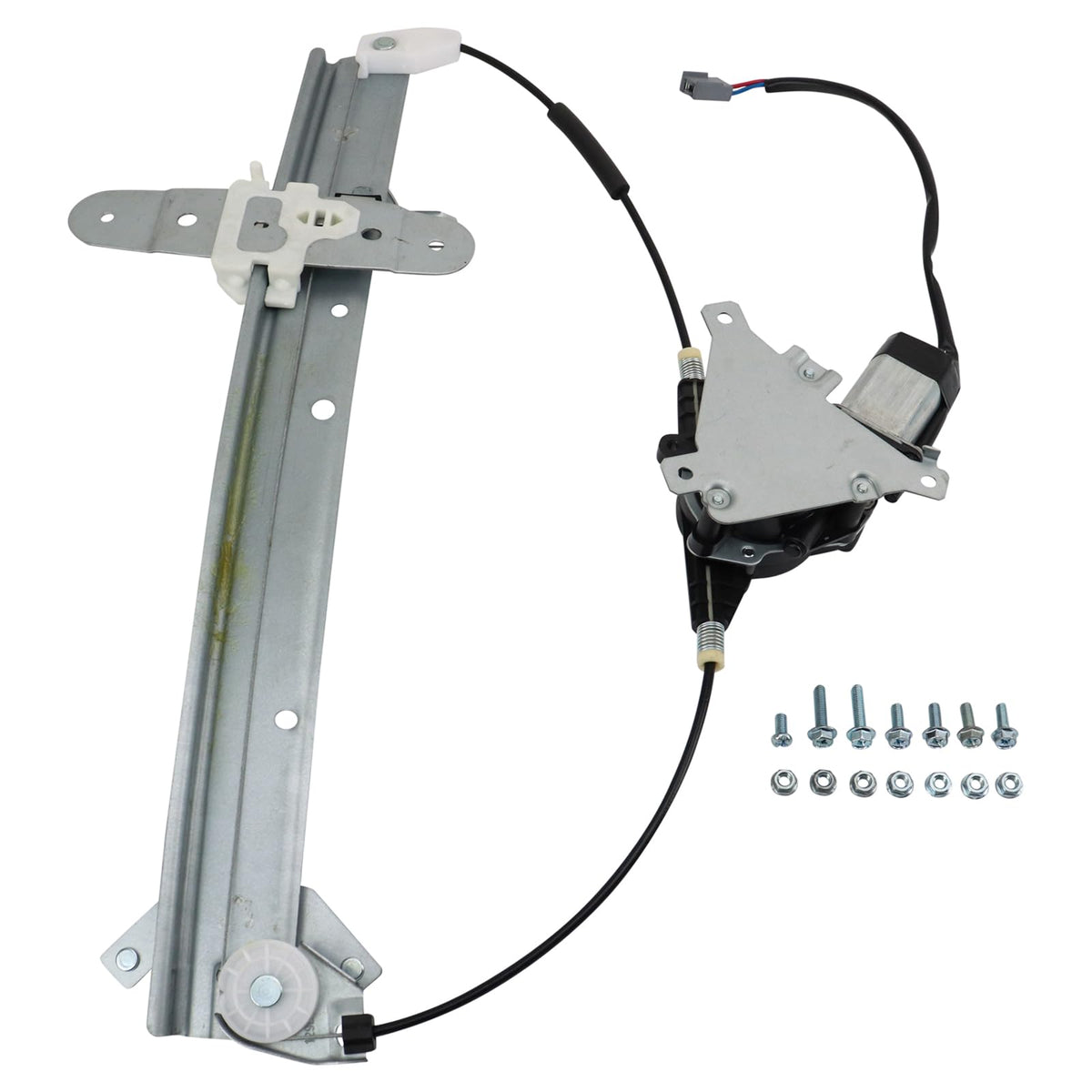 Trq Rear Left Power Window Regulator & Motor Assembly Drivers Side Compatible With 1992-2011 Ford Crown Victoria Mercury Grand M