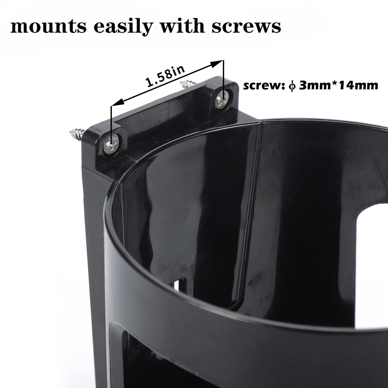 LITTLEMOLE Large Cup Holder, Universal Drink Holder for Almost Any Size Bottle or Can, Mug, Great for Rvs, Cars, Vans, Trucks, B