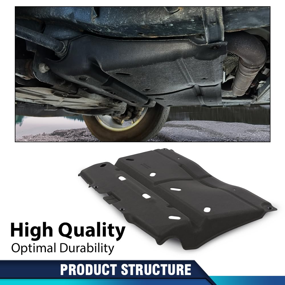 PIT66 Engine Splash Shield, Compatible with Ford C-Max 13-18/Fit Ford Focus 12-18/Fit Ford Transit Connect 14-17 Engine Cover AV