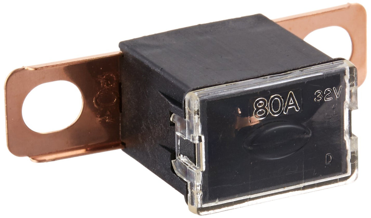 Bussmann Fld-80 9/16 Bolt Terminal Automotive Fusible Link - 80 A (Black), 1 Pack