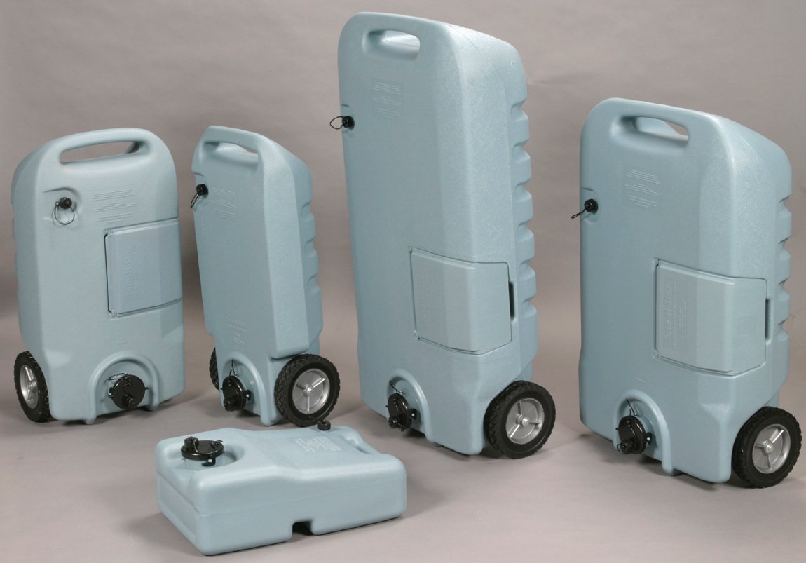 Tote-N-Stor 25609 Portable Waste Transport - 32 Gallon Capacity , Gray