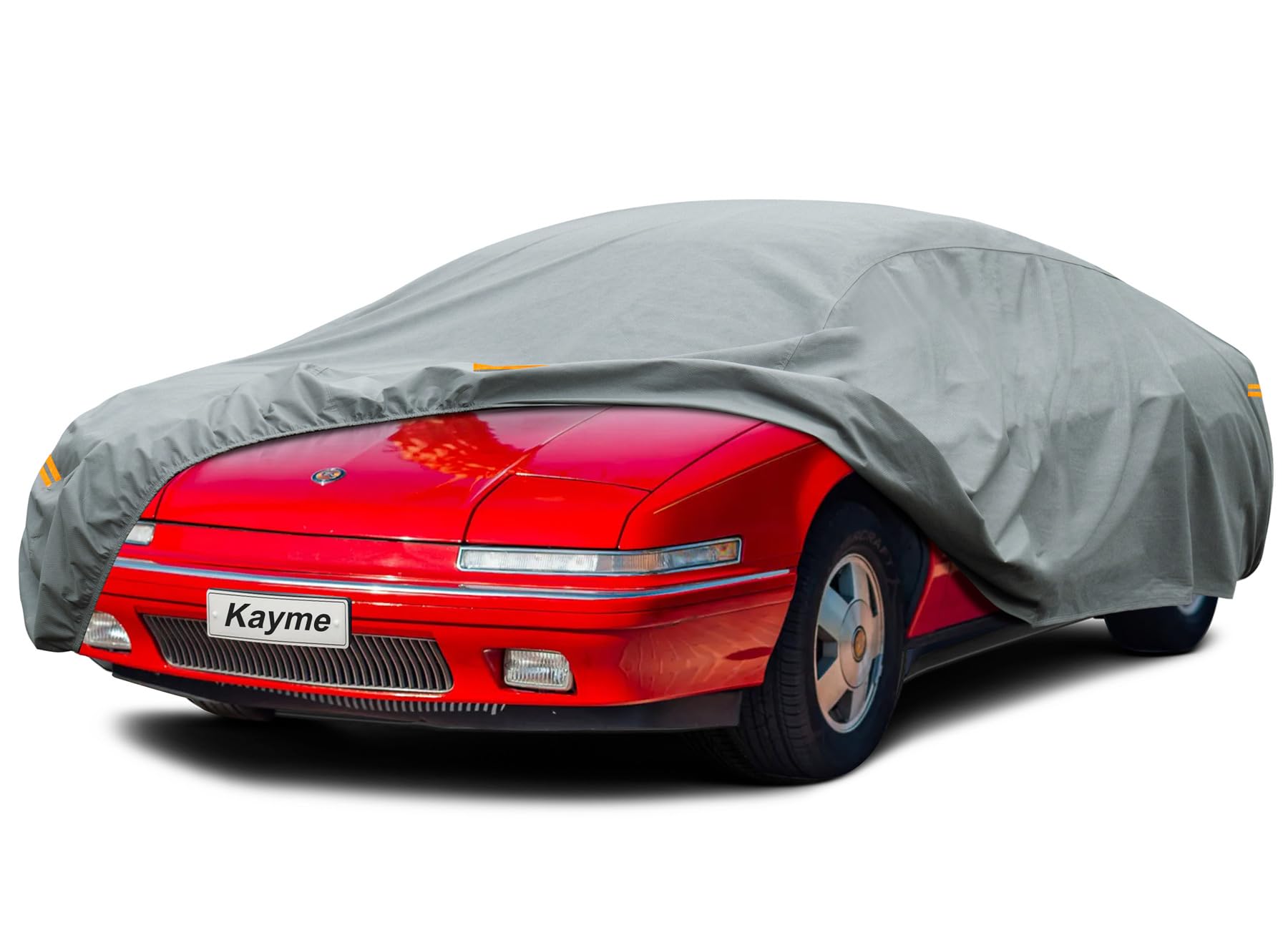 Kayme Heavy Duty Car Cover Custom Fit Buick Reatta (1988-1991) Waterproof All Weather For Automobiles, Full Exterior Covers Sun