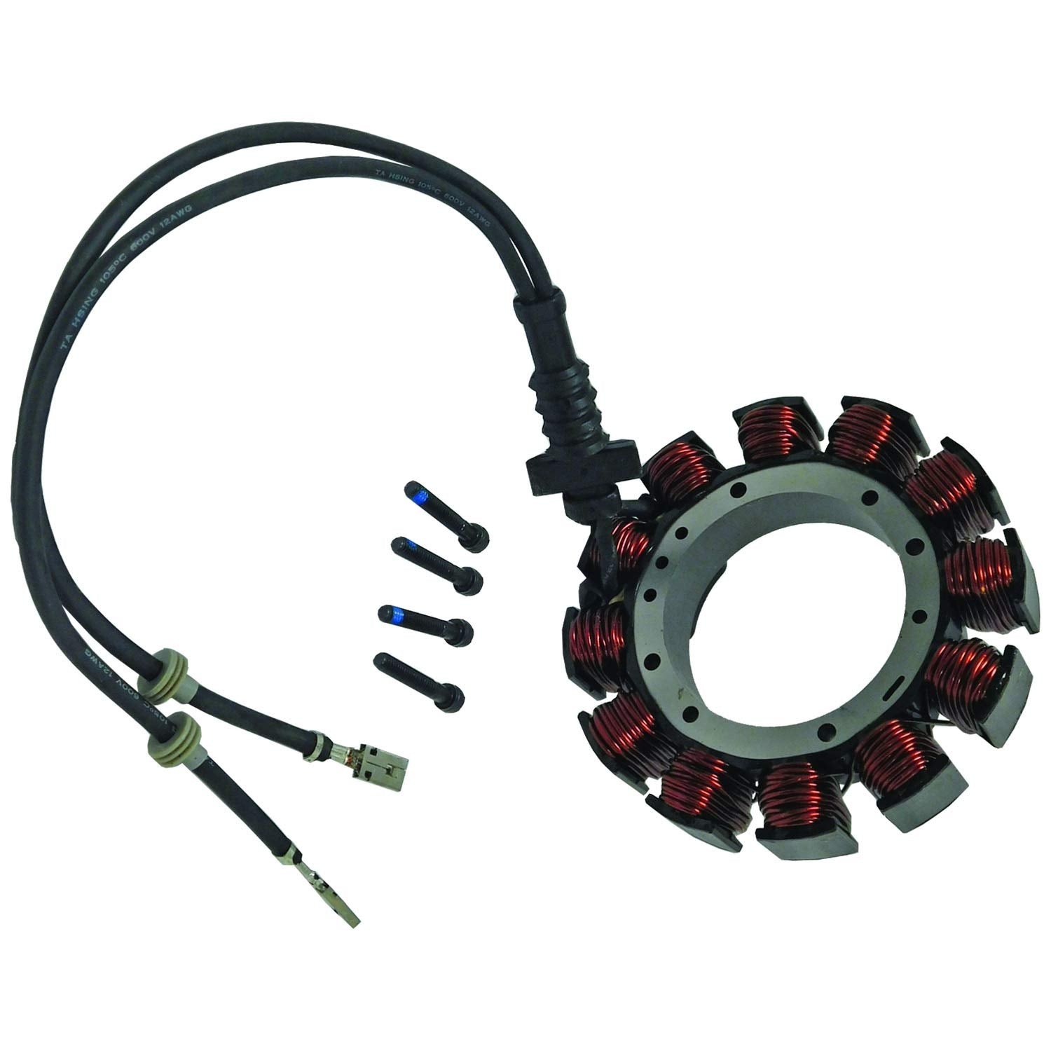 Oeg Parts New Harley Davidson Motorcycle 45 Amp Stator Compatible With Touring Electra Glide Cvo Efi Flhtc Road Glide Road King Custom Police Flhr 29987-02A, 2998702A, 29987-02, 29987-02B, 29993-02