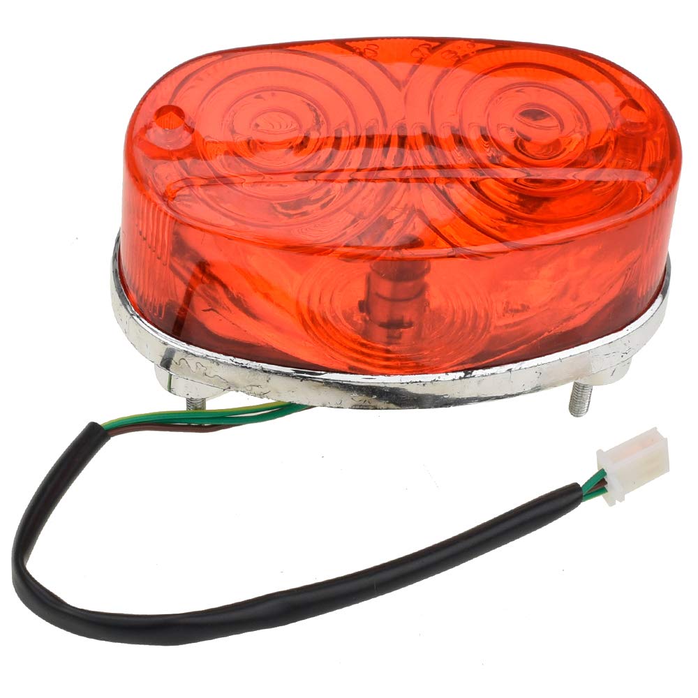 HIAORS 3 Wires Rear Tail Lights for Kids Chinese ATV 50cc 70 90 110 125 150 200 250cc Chinese TaoTao Roketa SunL JCL Coolster 31
