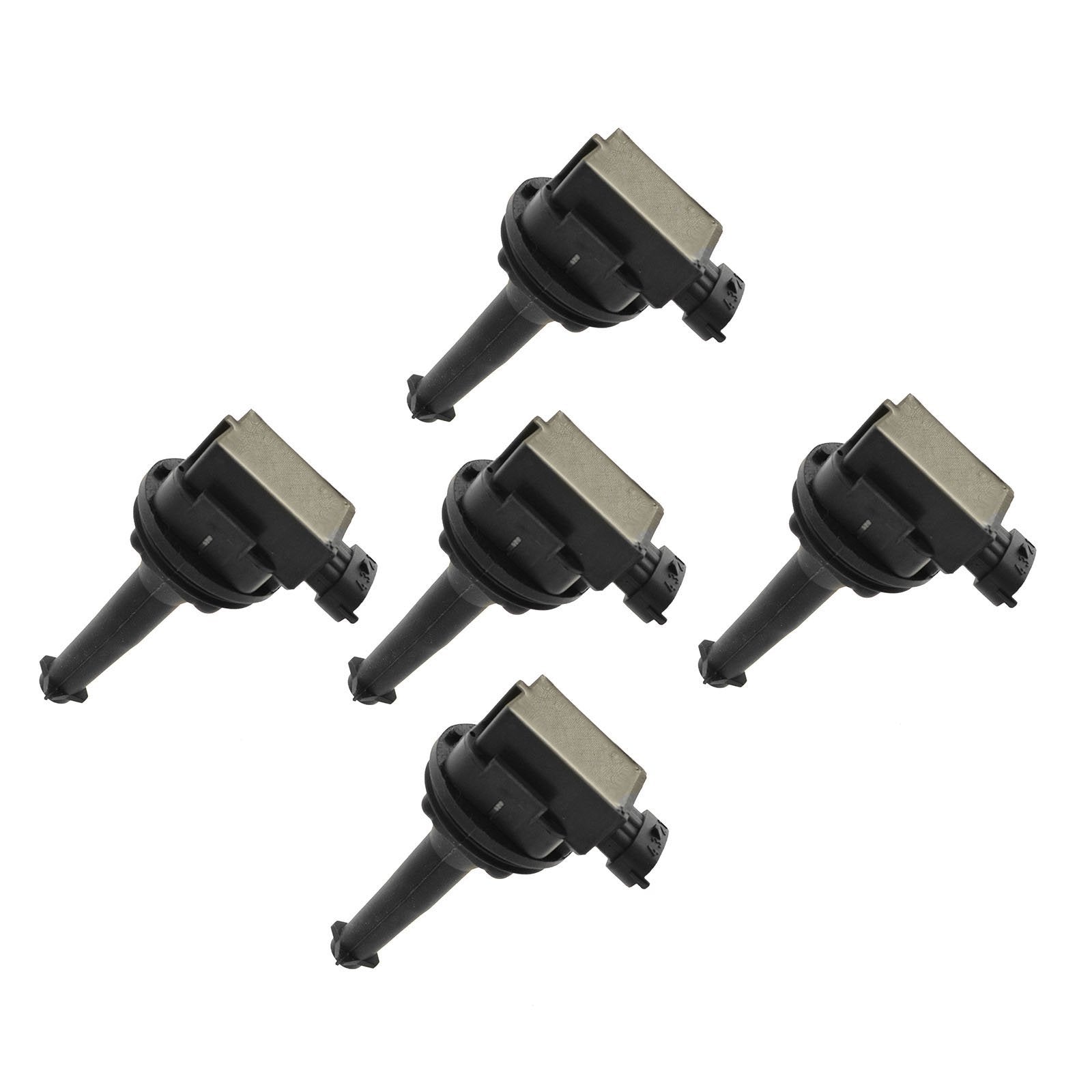 Trq Ignition Coil Set Compatible With 1999-2004 Volvo C70 2001-2005 S60 1999-2000 S70 2004-2006 S80 1999-2007 V70 2003-2006 Xc70