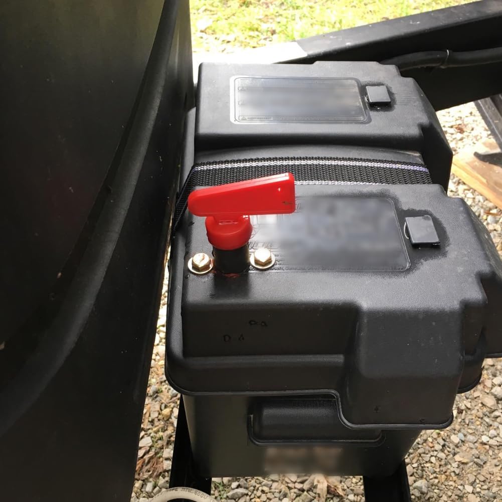 Ampper Battery Disconnect Switch, Isolator Cut Off Power Kill Master Battery Switch For Marine Car Boat Rv Atv Vehicles (2 Keys)