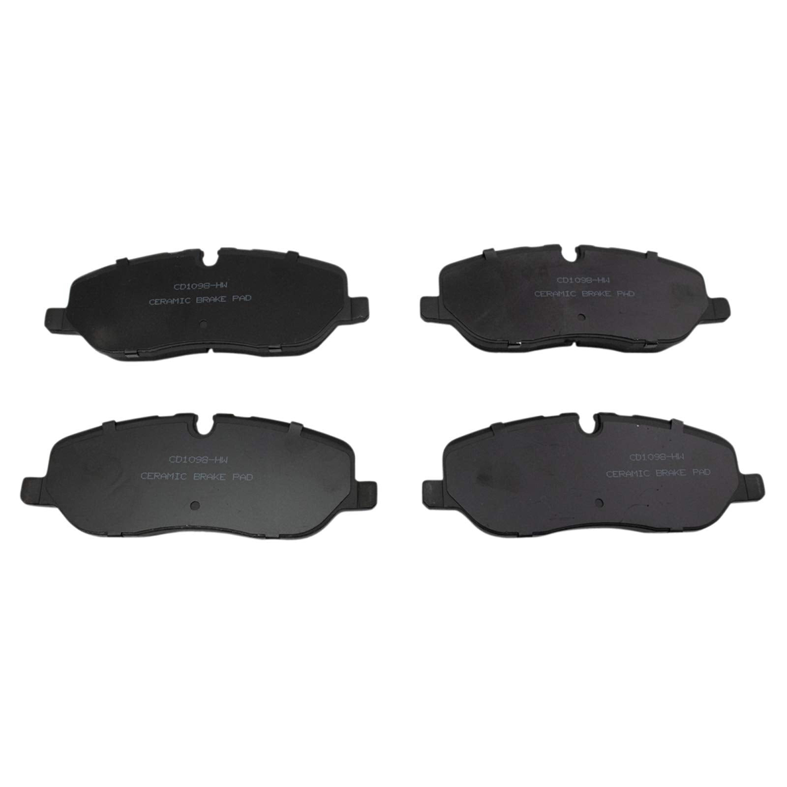 TRQ Front Brake Pads Ceramic Compatible with 2005-2009 Land Rover LR3, 2006-2009 Range Rover Sport