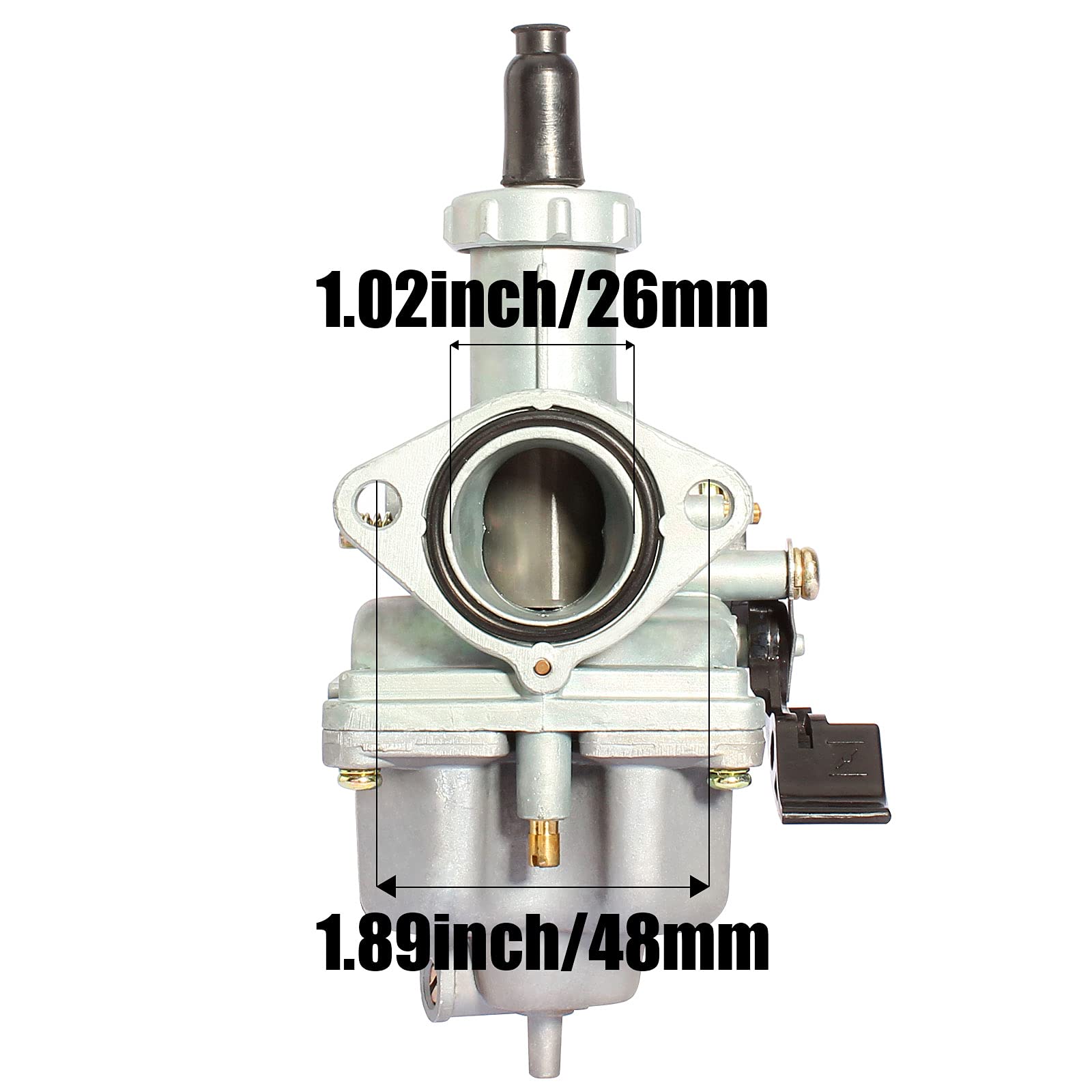 Liyyds Pz26 Carburetor Hand Choke For 100Cc-110Cc 125Cc 140Cc 150Cc 4-Stroke Engines Cb125 Xl125S Trx250 Trx250Ex Recon Atc185 A