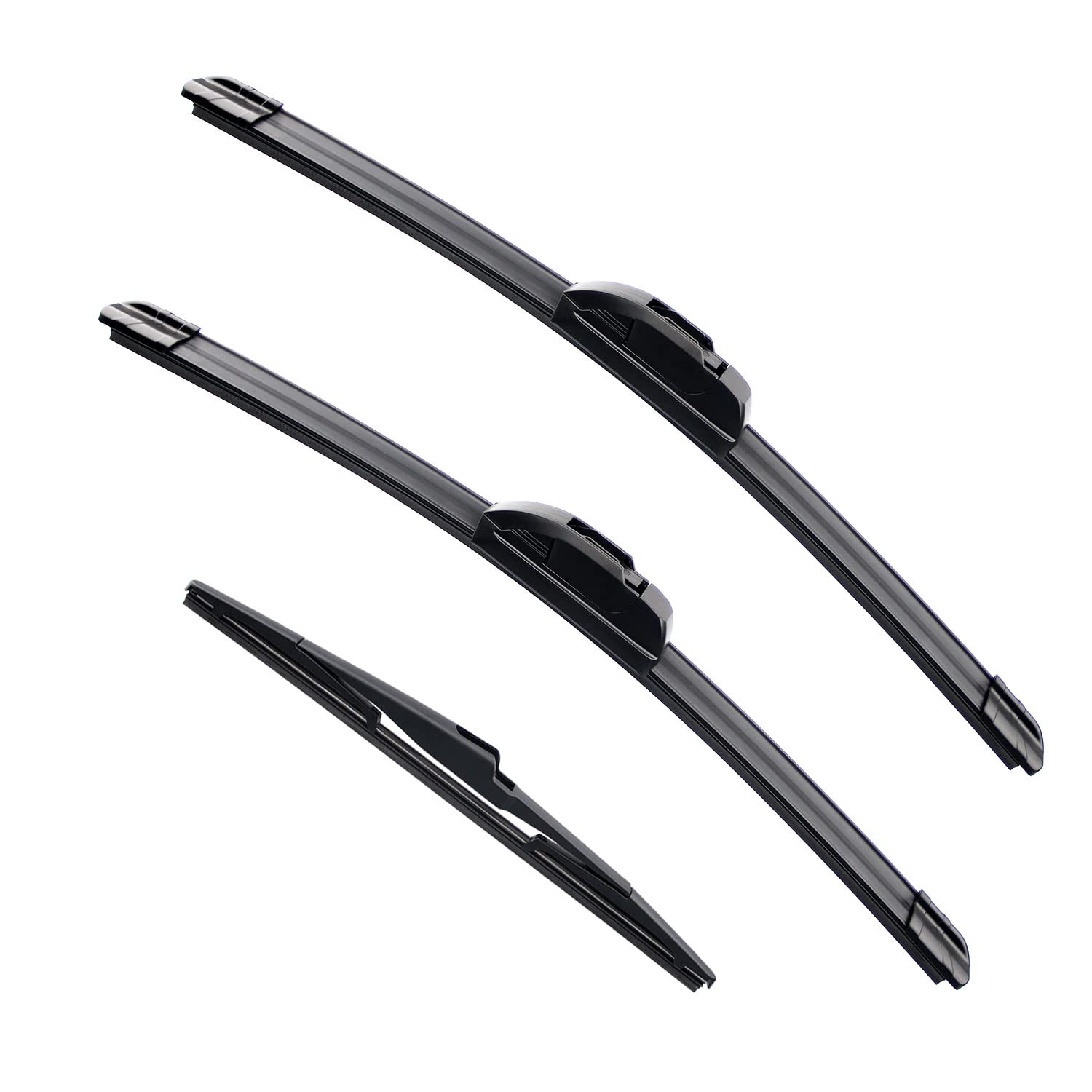 VTOGOI Wiper Blades With Rear Wiper Blades Set For Hyundai Santa Fe 2013-2018,Automotive Replacement Windshield Wiper Blades, Th