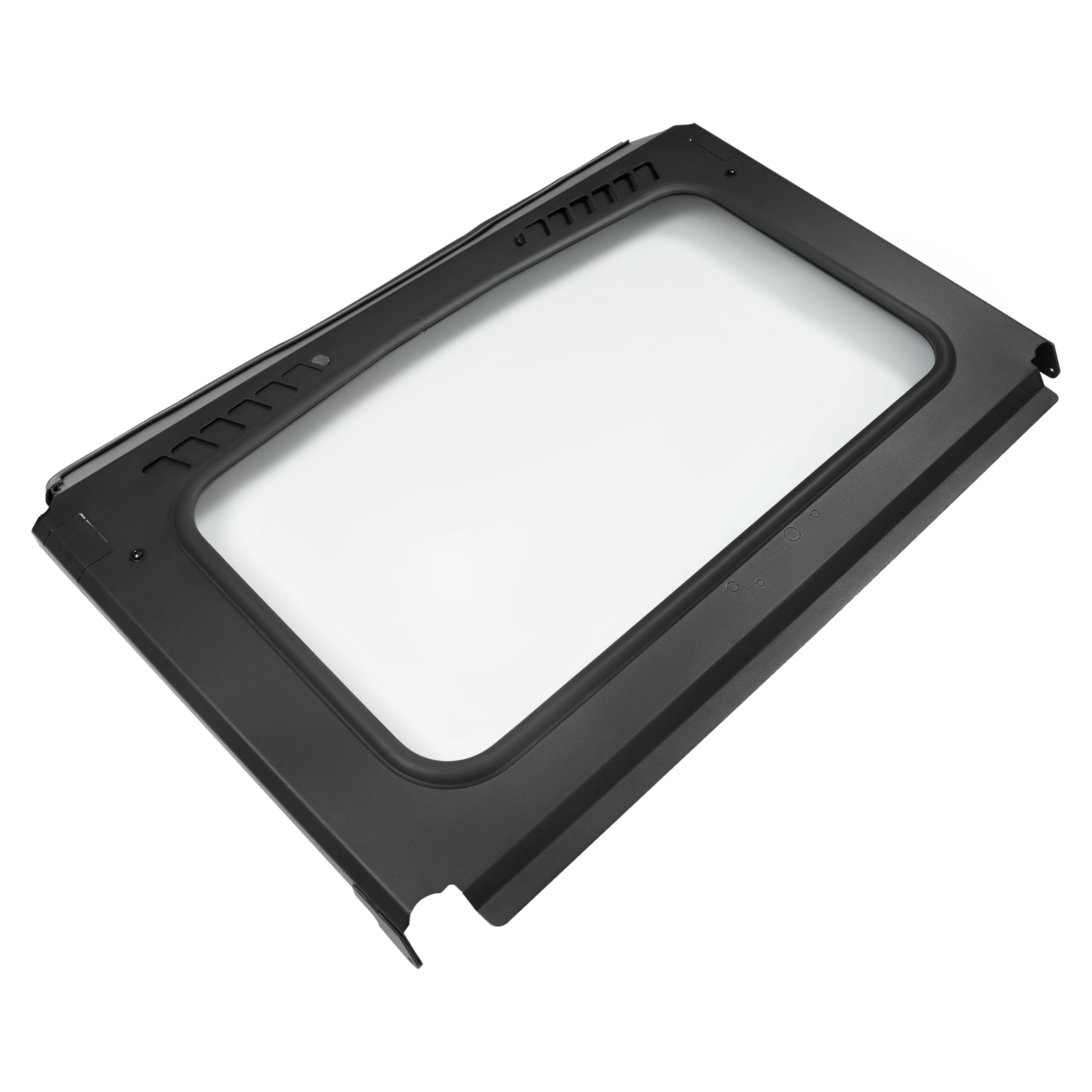 KUAFU Vented Front Glass Windshield Compatible with 2015-2025 Honda Pioneer 500 520 Steel Frame Clear Windscreen