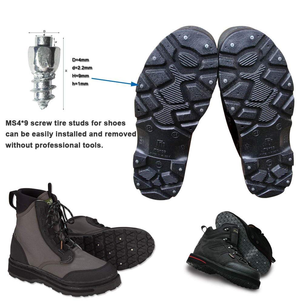 Marrkey 9Mm Tires Studs Screw Ice Snow Carbide Spikes Wheel Tyres Studs For Bicycle Bike Fat Bikes And Running Shoes Boots With