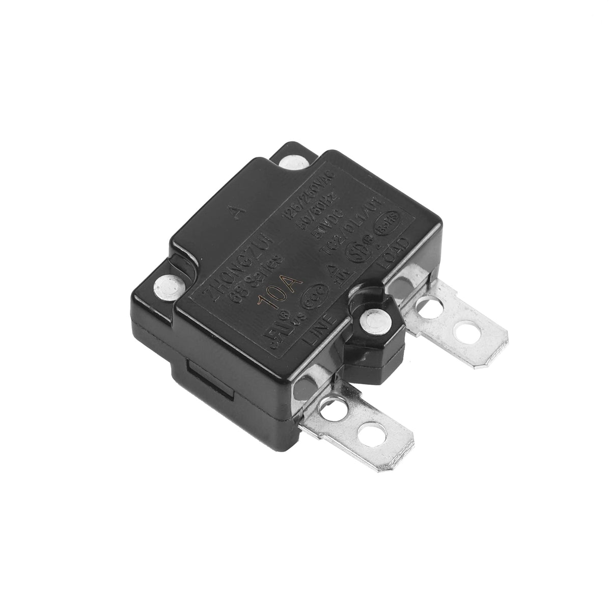 SHENGLE 10A Circuit Breaker Auto Reset Overload Protector Fuse for Children Ride On Car Accessories