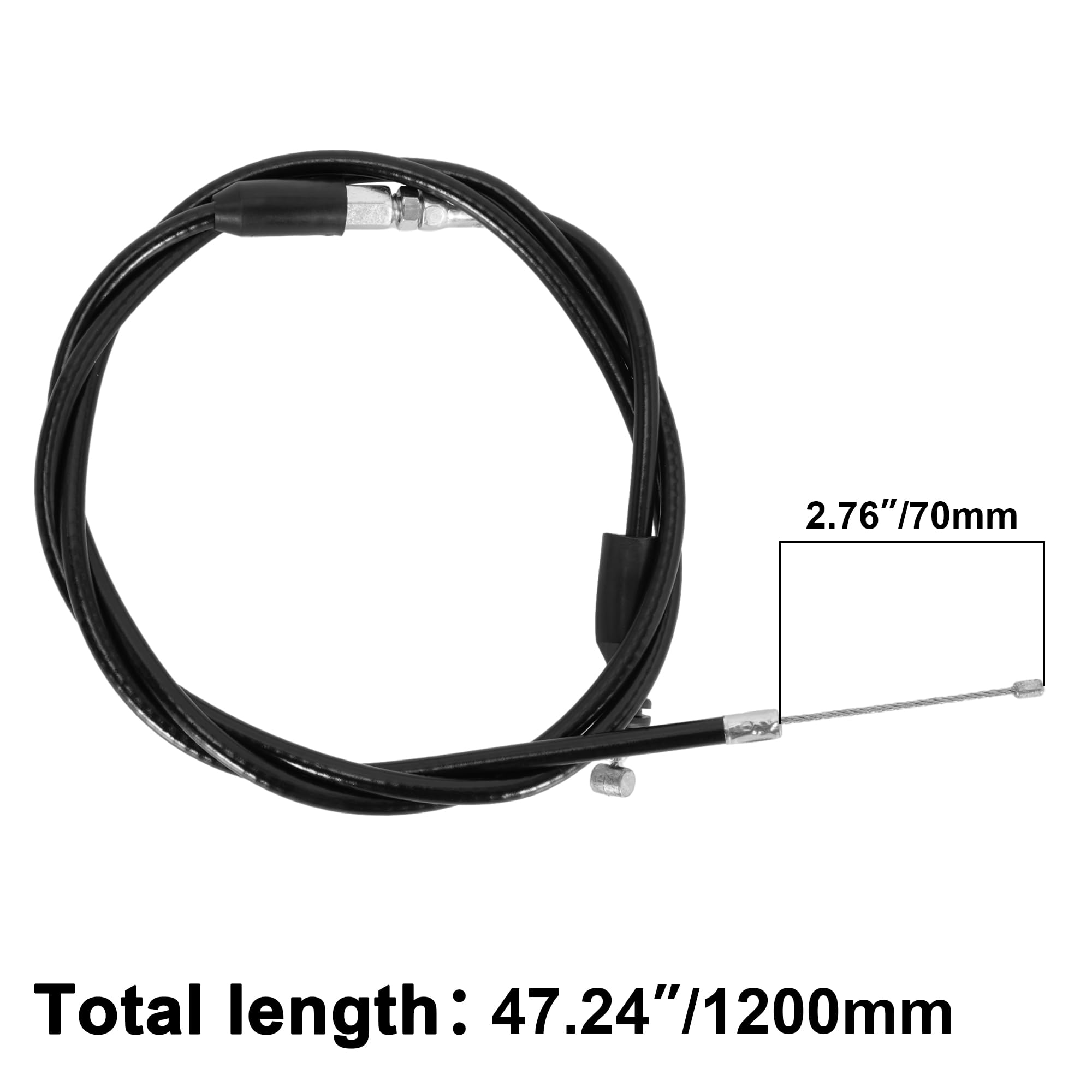 Rutu 7/8'' 22Mm Thumb Throttle Cable Accelerator Handle Assembly For 50Cc 70Cc 90Cc 110Cc 125Cc 250Cc 4 Wheeler Atv Quad Go Kart Baja Mini Pit Bike