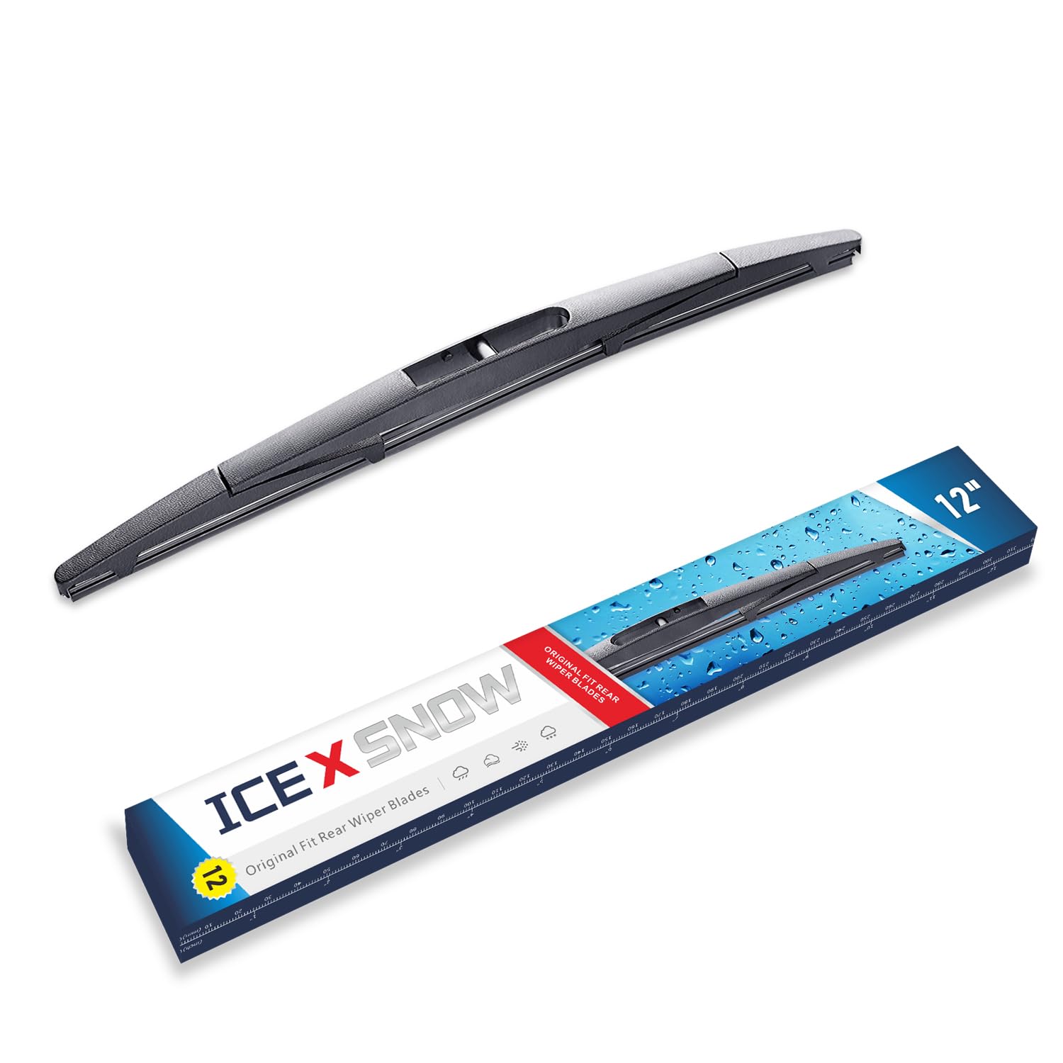 12' Rear Wiper Blade Replacement For Honda Cr-V 2022-2017 Subaru Crosstrek 2022-2016 Impreza 2014-2012 Xv Crosstrek 2015-2013 Murano 21-09 Pathfinder 12-05 Back Windshield Wiper Blade-12B/H306