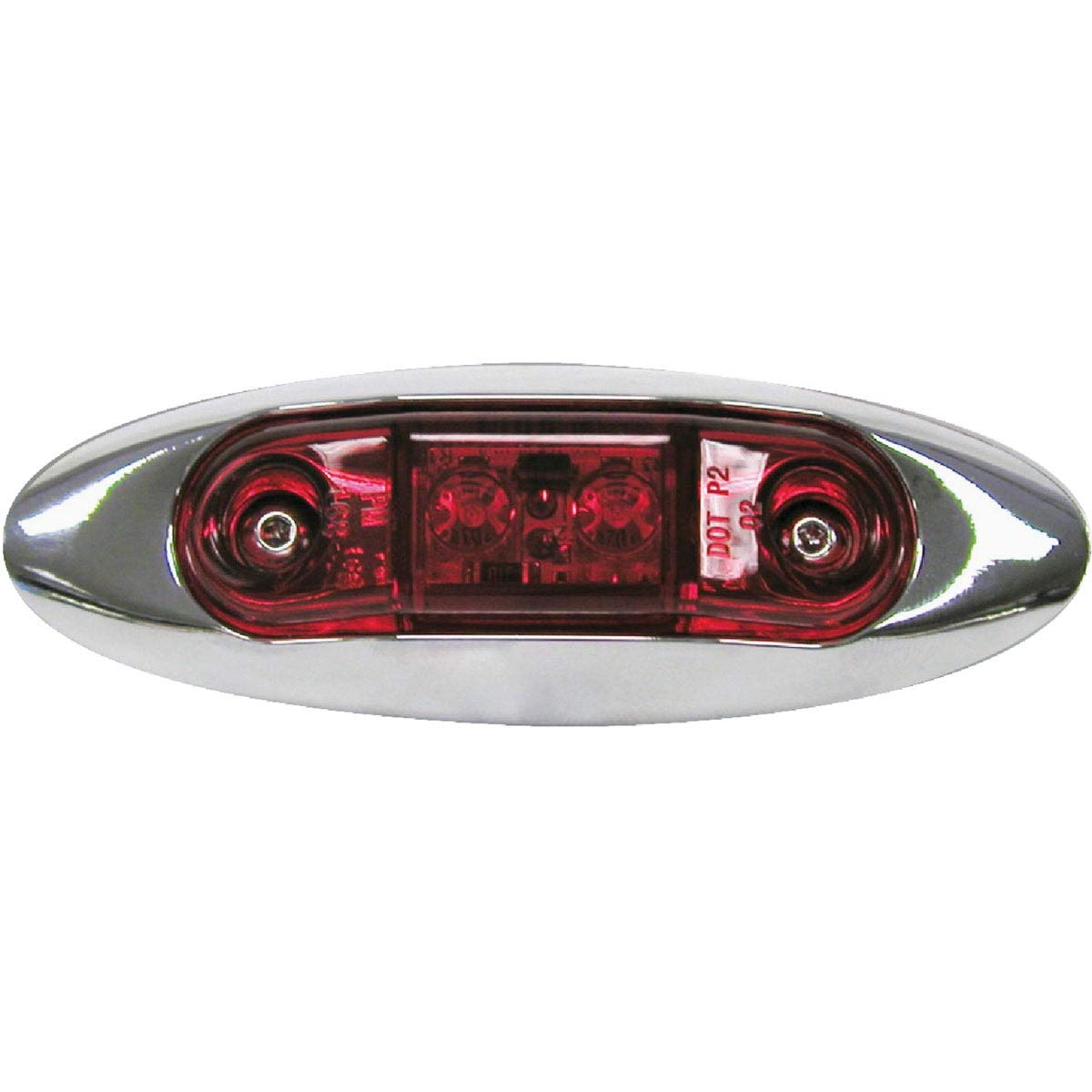 Pm V168Xr Red Slim Line Clearance & Side Marker Lights Kit