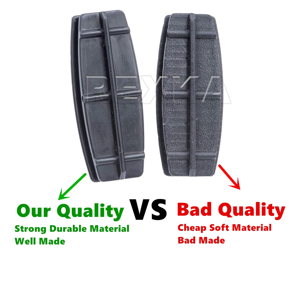 Rexka Fender Flare Hardware Kit (45pcs) for 2007-2018 Jeep Wrangler JK & Unlimited JK - OEM 68039280AA, 6030441, 650600