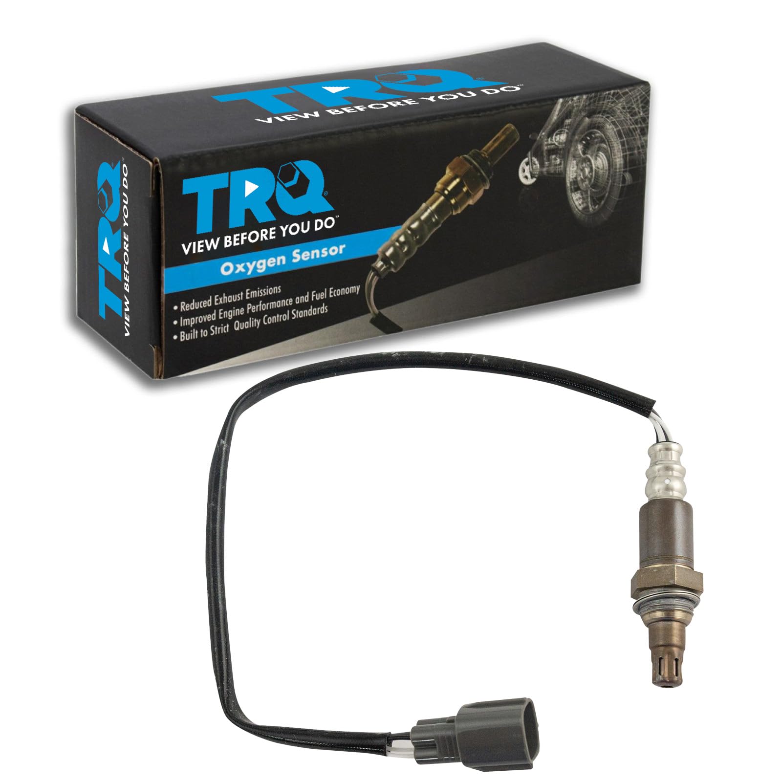 Trq Engine Exhaust Air Fuel O2 02 Oxygen Sensor Direct Fit Compatible With Toyota Lexus Scion