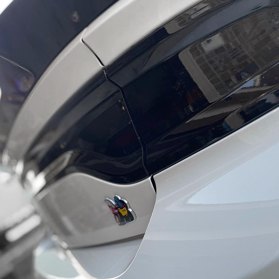 Vvivid Extra-Wide Headlight Taillight Vinyl Tint Wrap Roll (Dark Smoke 12 '' X 24 '' 2-Roll Pack)