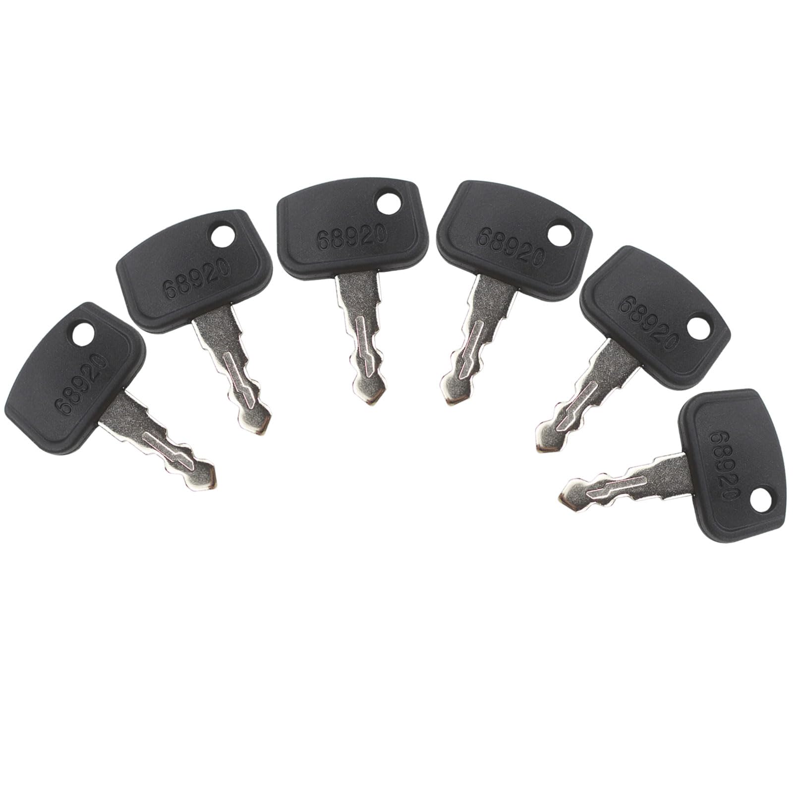 6Pcs Pl501-68920 Ignition Keys Compatible With Kubota Mower Tractor Bx25 Bx 2350 Bx 2360 F2680 Zd221 Zd321 Zd323 Zd326 Rtv 500 R