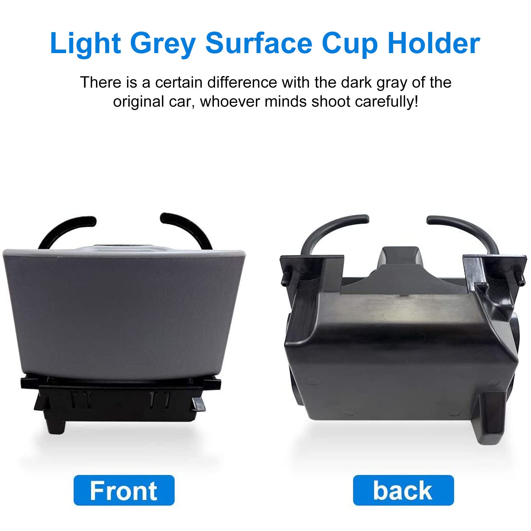 Rear Center Console Cup Holder Fits for Nissan Frontier Xterra Pathfinder 2005-2019 OE Replacement 96965-ZS00A, 96965-ZP00C, 969