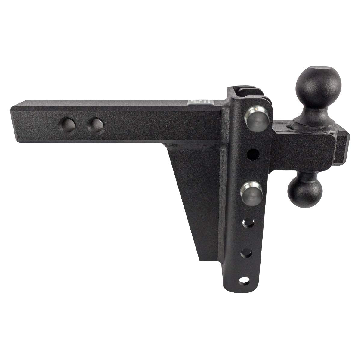 Bulletproof Hitches 2.0'' Adjustable Extreme Duty (30,000Lb Rating) 6'' Drop/Rise Trailer Hitch With 2'' And 2 5/16'' Dual Ball