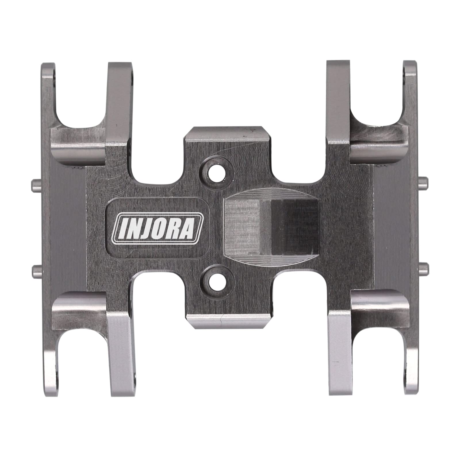 Injora Rc Skid Plate For Axial Scx24 Bronco Gladiator Deadbolt C10 Upgrades Parts 1/24 Rc Crawler(Grey)