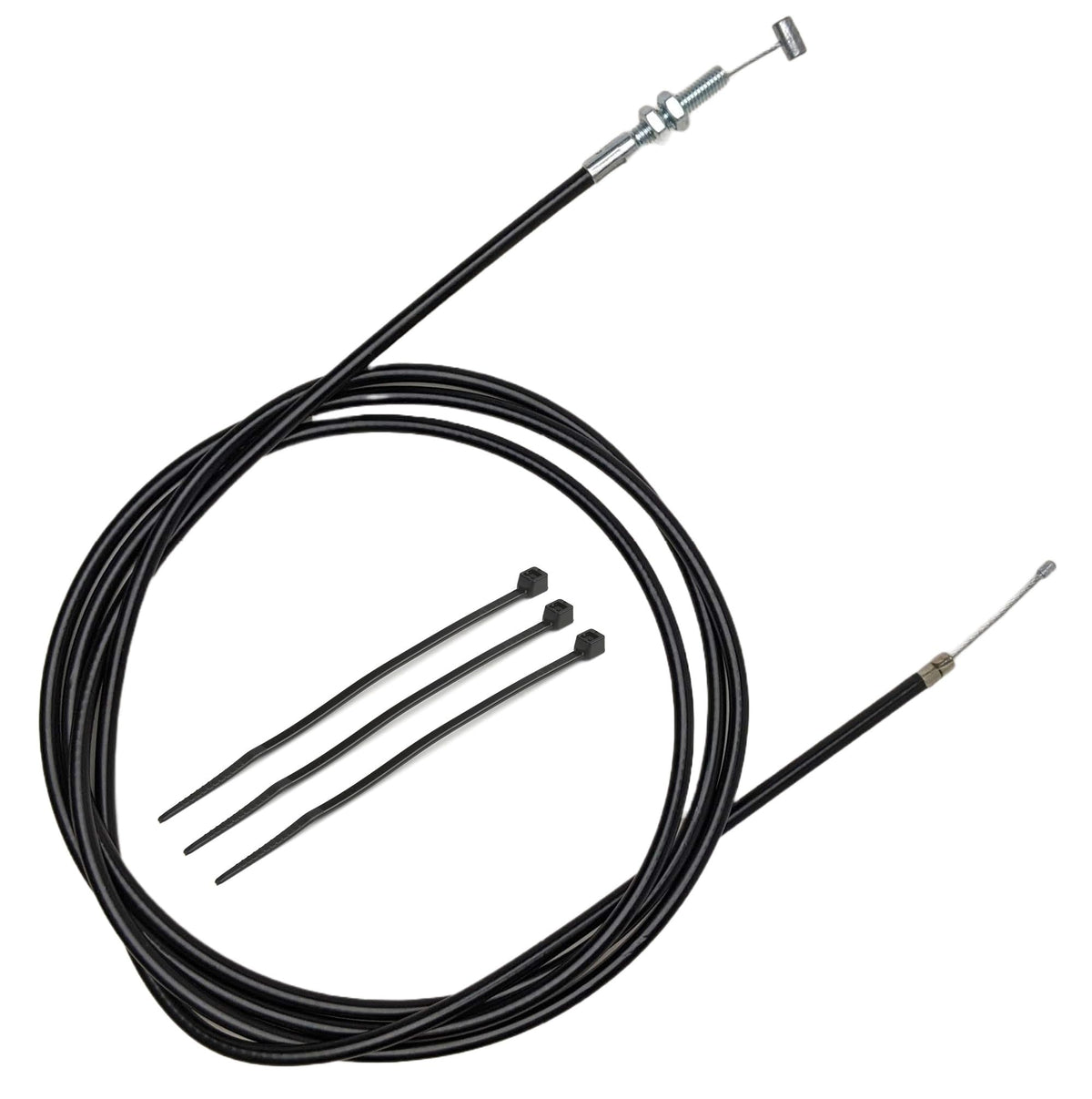 Redcap 75' Inch Universal Straight Throttle Cable For 90Cc 110Cc 125Cc Gas Scooter, Go Kart, Kandi, Mini Bike, Dirt Bike Buggy L5C00049Fm5020500