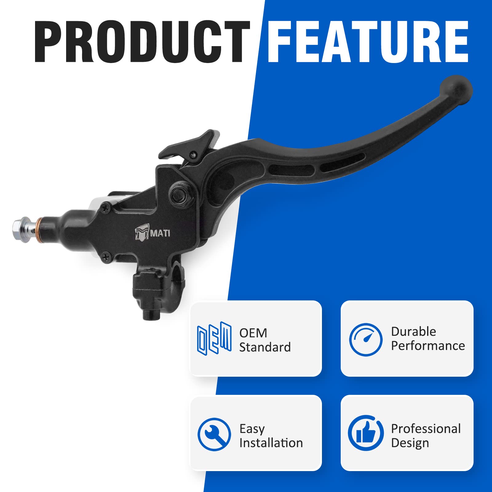 M Mati Front Left Hand Brake Master Cylinder For Polaris Sportsman 335 500 Xplorer 300 400 500 Xpress 300 400 Diesel 455 Magnum 325 500 2050078