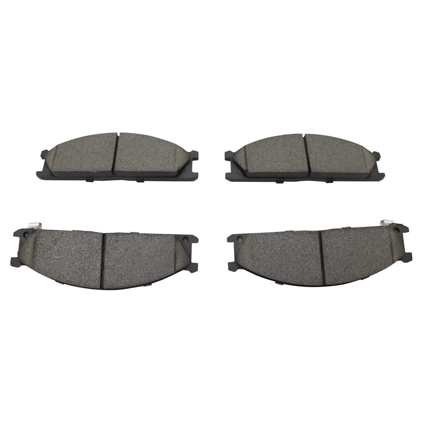 TRQ Front Brake Pads Ceramic Compatible with 1986 Nissan 720 1986-1994 D21 1998-2004 Frontier 1987-1995 Pathfinder 1995-1997 Pic