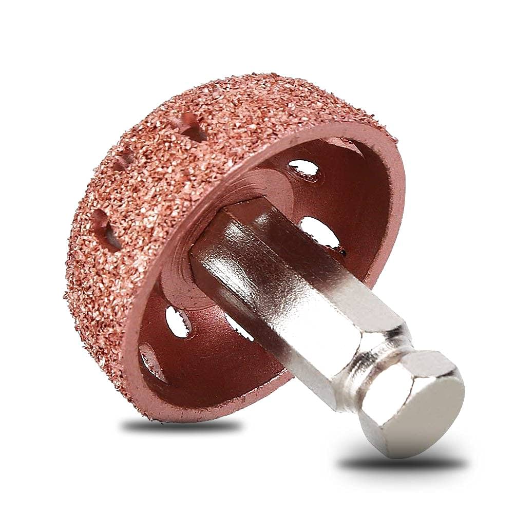 Tire Buffer, 1.5' Btire Buffing Wheel Tire Patch Tire Buffing Kit 3/8'-24 Thread' With Linking Rod