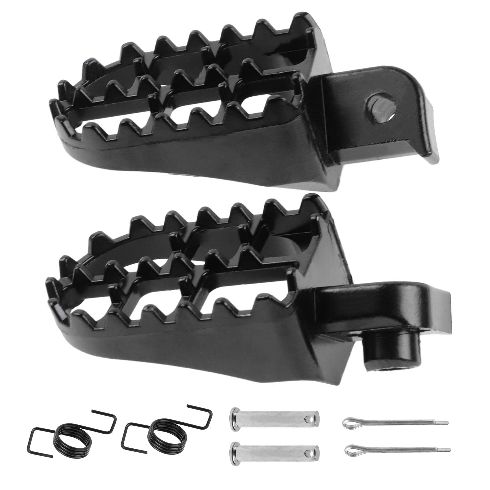 Flypig Aluminium Footpegs Foot Pegs Footrest Foot Rest For Dirt Bike 50 70 90 110 125Cc Pw50 Pw80 Tw200 Xr50R Crf70 Crf80 Crf100