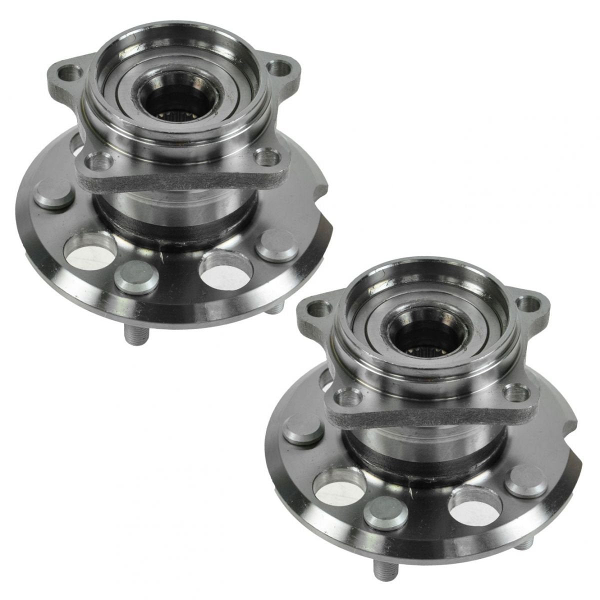 Trq Rear Wheel Hub Bearings Assembly Set Compatible With 2001-2005 Toyota Rav4