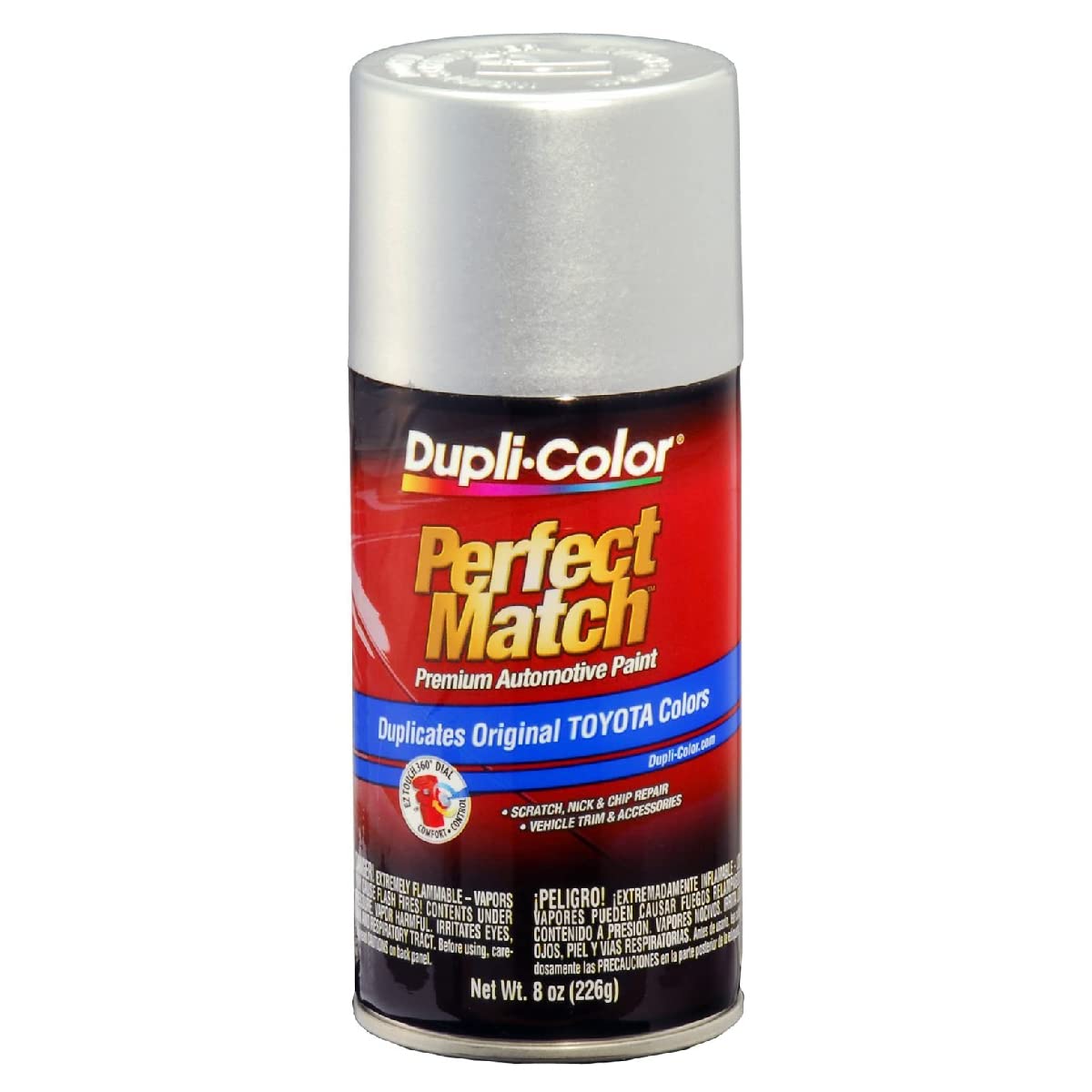 Dupli-Color Ebty15797-6Pk Perfect Match Automotive Spray Paint - Toyota Platinum Silver Metallic, 176 - 8 Oz. Aerosol Can, 6-Pac